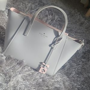Kate Spade Grey and Pink Tote